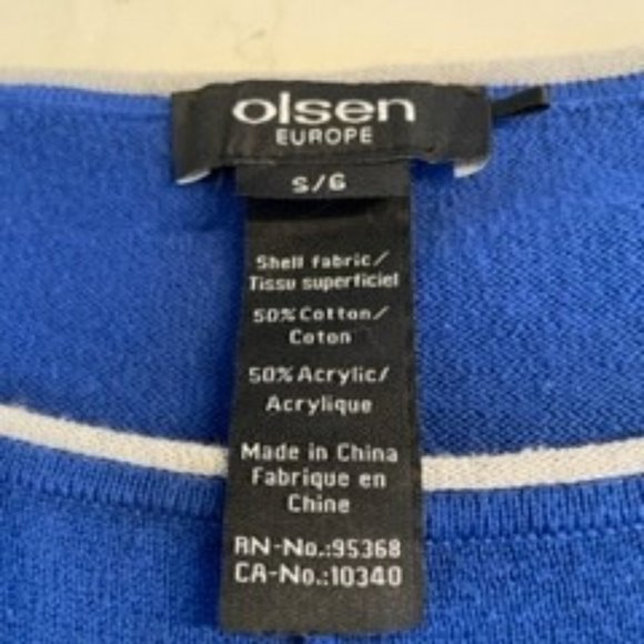 Olsen small Navy Blue Sweater - Picture 4 of 9